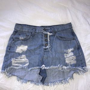LF jean skirt